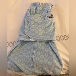 Halo fleece swaddle